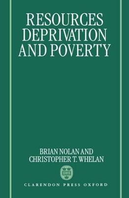 Resources, Deprivation, and Poverty book