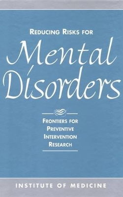 Reducing Risks for Mental Disorders book