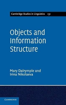 Objects and Information Structure book