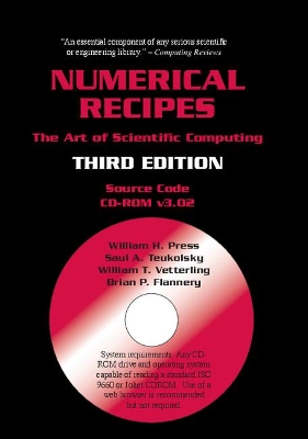 Numerical Recipes Source Code CD-ROM 3rd Edition: The Art of Scientific Computing book