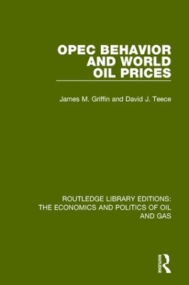 OPEC Behaviour and World Oil Prices book