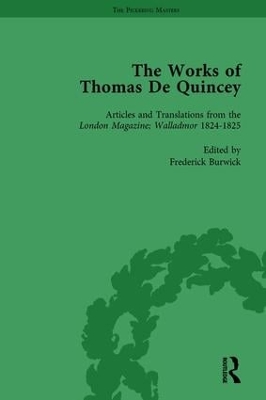 The Works of Thomas De Quincey, Part I Vol 4 book