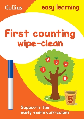 First Counting Age 3-5 Wipe Clean Activity Book: Ideal for home learning (Collins Easy Learning Preschool) book