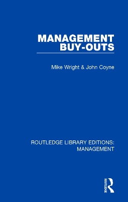 Management Buy-Outs book