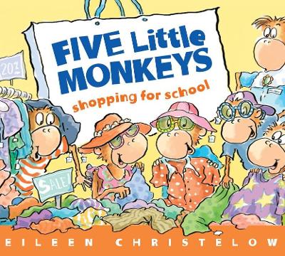 Five Little Monkeys Shopping for School book