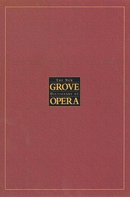 New Grove Dictionary of Opera book