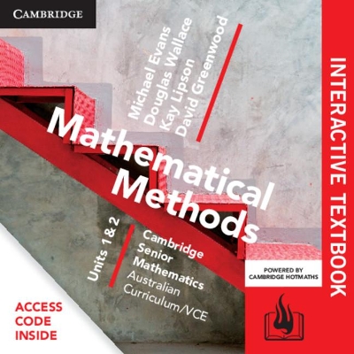 CSM VCE Mathematical Methods Units 1 and 2 Digital (Card) book