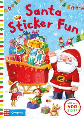 Santa Sticker Fun book