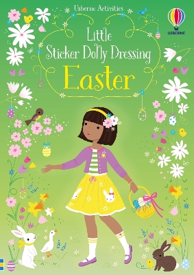 Little Sticker Dolly Dressing Easter book