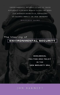Meaning of Environmental Security book