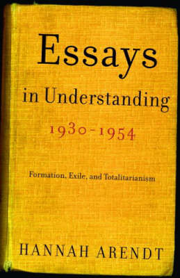 Essays in Understanding, 1930-1954 book