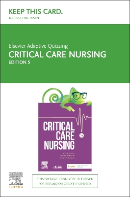 Elsevier Adaptive Quizzing for Critical Care Nursing - Access Card book