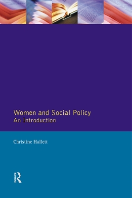 Women And Social Policy by Christine Hallett