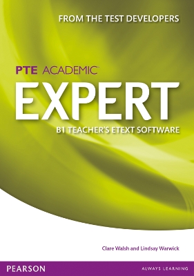 Expert Pearson Test of English Academic B1 eText Teacher's CD-ROM book