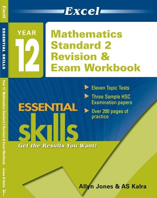 Excel Essential Skills - Year 12 Mathematics Standard 2 Revision & Exam Workbook book