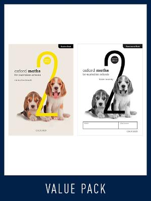 Oxford Maths for Australian Schools Student and Assessment Book Yr 2 Value Pack book