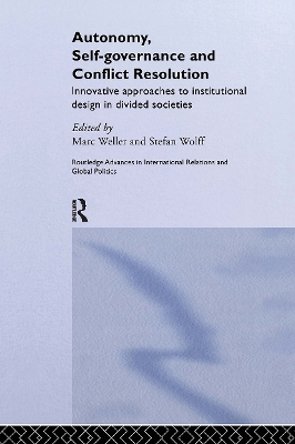 Autonomy, Self Governance and Conflict Resolution book