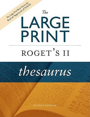 Large Print Roget's II Thesaurus, Revised Edition book