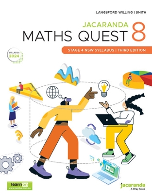 Jacaranda Maths Quest 8 Stage 4 NSW Syllabus, 3e learnON and Print book