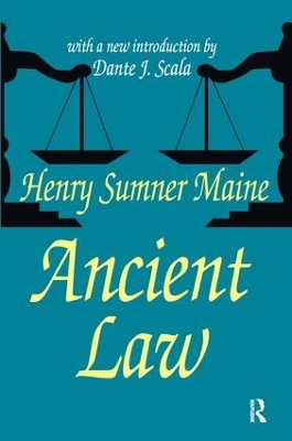 Ancient Law by Sir Henry Sumner Maine