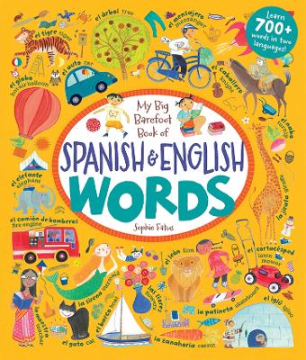 My Big Barefoot Book of Spanish and English Words book