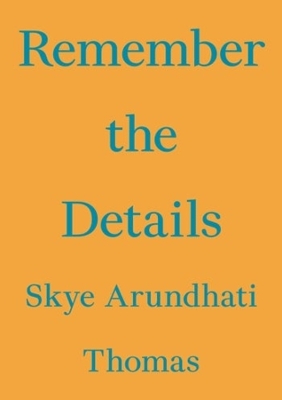 Remember the Details book