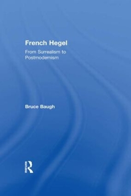 French Hegel book