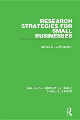 Research Strategies for Small Businesses book