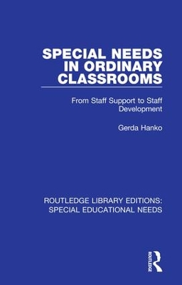 Special Needs in Ordinary Classrooms book