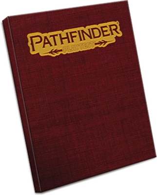 Pathfinder Playtest Rulebook Deluxe Hardcover book