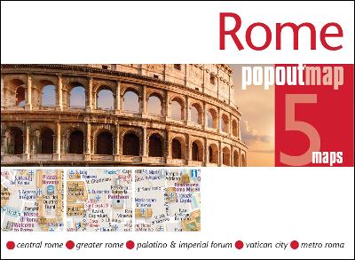 Rome PopOut Map: Pocket size, pop up city map of Rome book
