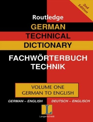 German Technical Dictionary book