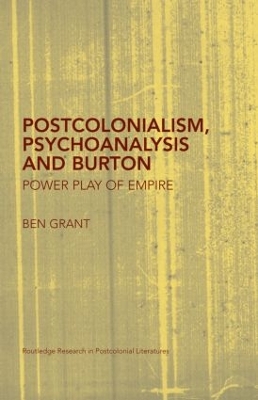 Postcolonialism, Psychoanalysis and Burton book