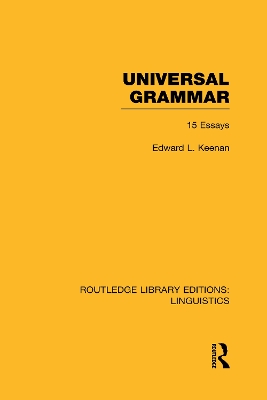 Universal Grammar book