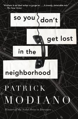 So You Don't Get Lost in the Neighborhood book