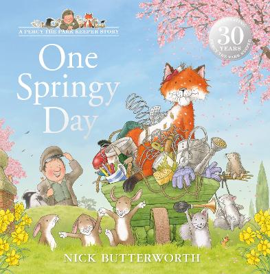 One Springy Day (A Percy the Park Keeper Story) by Nick Butterworth
