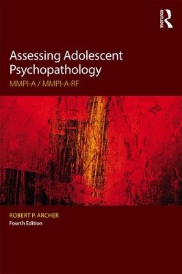 Assessing Adolescent Psychopathology by Robert P. Archer