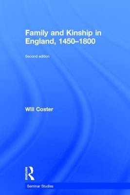 Family and Kinship in England 1450-1800 book