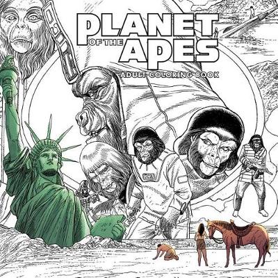 Planet of the Apes Adult Coloring Book book