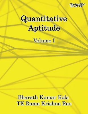 Quantitative Aptitude: Volume I book