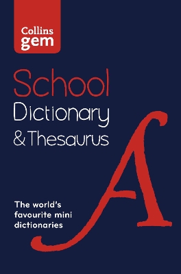 Collins Gem School Dictionary & Thesaurus book