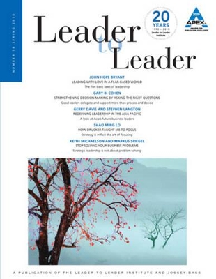 Leader to Leader (LTL) by Frances Hesselbein