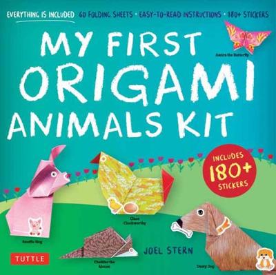 My First Origami Animals Kit: Everything is Included: 60 Folding Sheets, Easy-to-Read Instructions, 180+ Stickers book