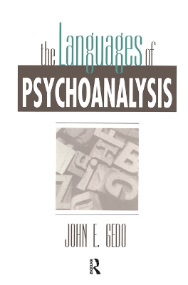Languages of Psychoanalysis by John E. Gedo