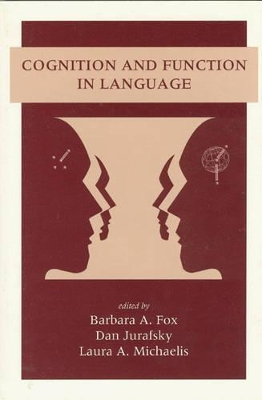 Cognition and Function in Language book