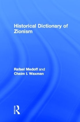 Historical Dictionary of Zionism book