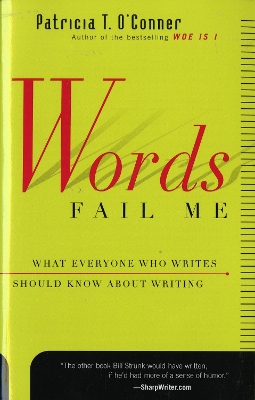 Words Fail Me book