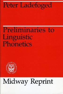 Preliminaries to Linguistic Phonetics book