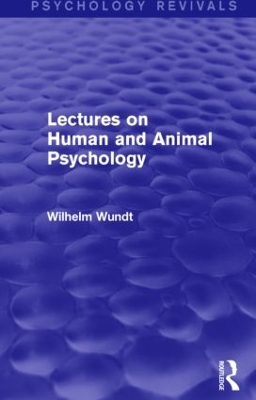 Lectures on Human and Animal Psychology book