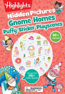 Gnome Homes Hidden Pictures Puffy Sticker Playscenes book